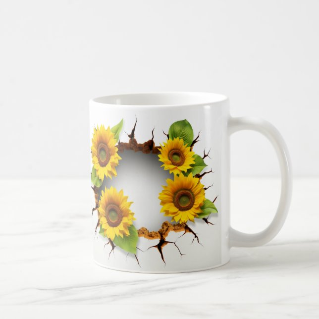3D Floral Mug (Right)