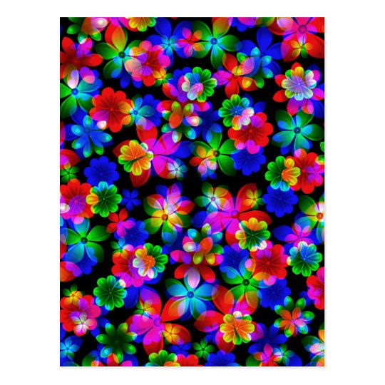 3D Flowers Bouquet by Valxart.com Postcard