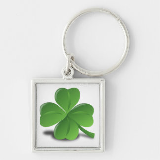 3D Four Leaf Clover Keychain