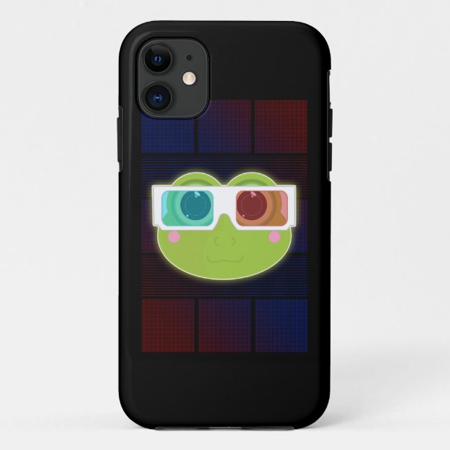 3D Frog Case-Mate iPhone Case (Back)