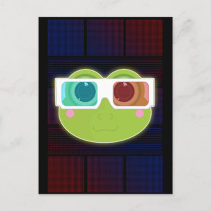 3D Frog Postcard