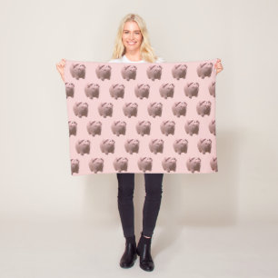 3D Funny Pig Year Birthday choose colour Fleece 2