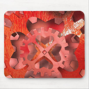 3D gears mousepad