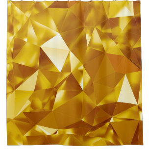 3D Geometric: Metallic Background Design