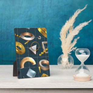 3D Geometric Pattern Plaque