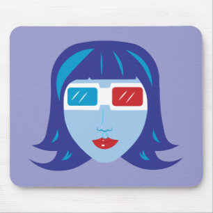 3D Girl Mouse Pad