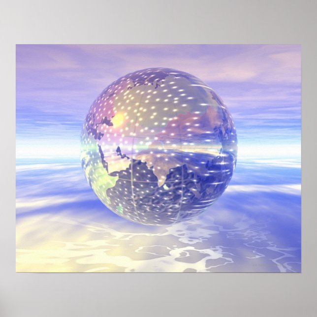 3D Globe 13 Poster (Front)