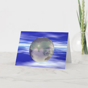 3D Globe 3 Card