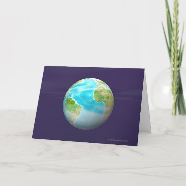 3D Globe 4 Card (Front)