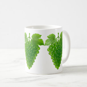 3d Green Grape Grape Coffee Mug