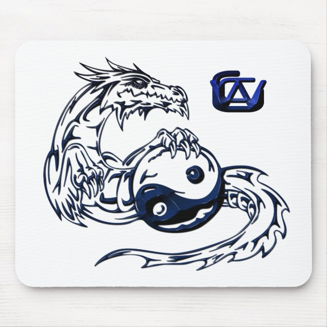 3D GWC Tattoo - The Grey War Chronicles Mouse Pad (Front)