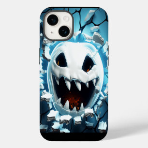 3D Halloween Ghost Cracked Hole Case-Mate iPhone 14 Case