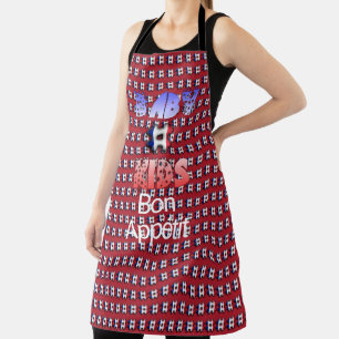 3D Hashtag French Bon Appétit  Apron