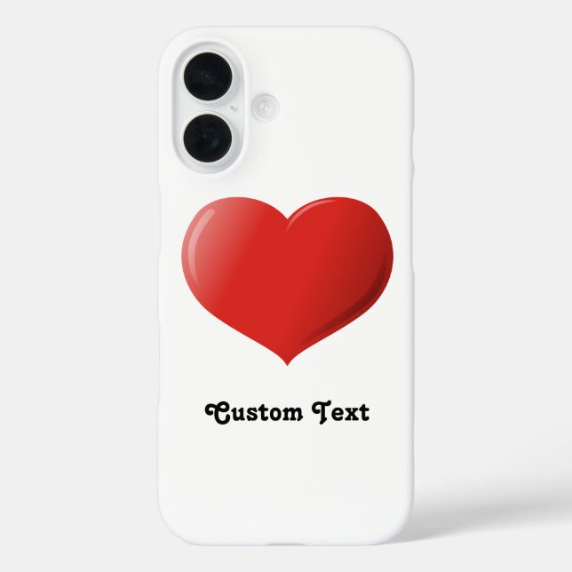3D Heart Icon Case-Mate iPhone Case (Back)
