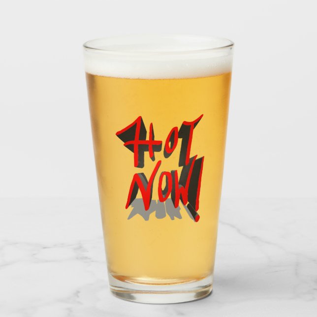 3D Hot Now Glass (Front Filled)