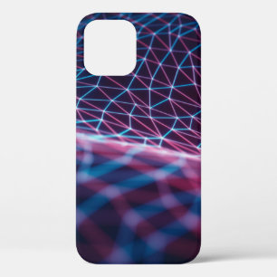 3D illustration, embossed mesh representing intern iPhone 12 Case