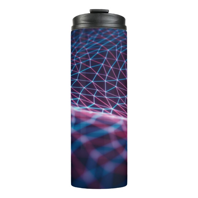 3D illustration, embossed mesh representing intern Thermal Tumbler (Front)