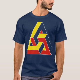 3D Impossible Triangular Object T-Shirt