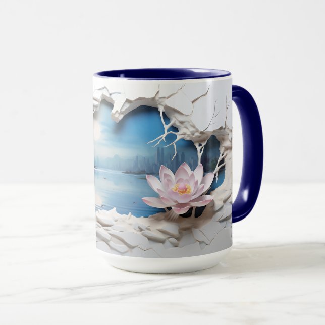 3D Landscape Mug Wrap Sublimation mug (Front Right)