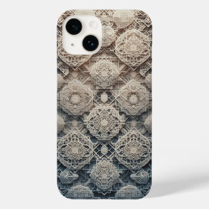 3D Layered Geometric Carving Phone Case Intricate