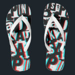 3D letters punk rock style unisex flip flops<br><div class="desc">3D letters punk rock style unisex flip flops</div>