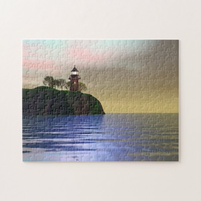 3D Lighthouse Scene Jigsaw Puzzle (Horizontal)