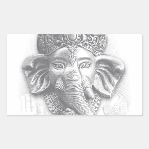 3d Lord Ganesha - Om Sticker