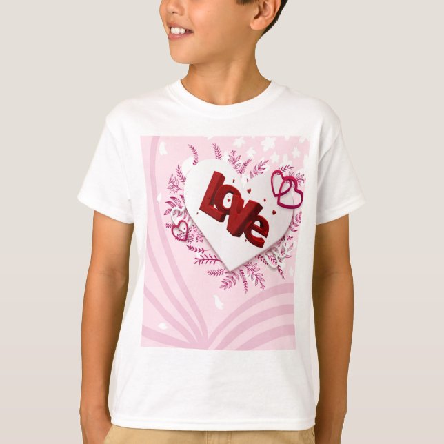 3D love  T-Shirt (Front)