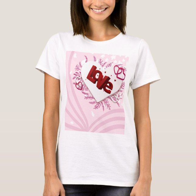 3D love  T-Shirt (Front)