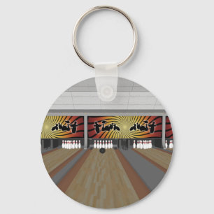 3D Model: Bowling Alley: Keychain