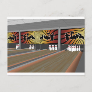3D Model: Bowling Alley: Postcard