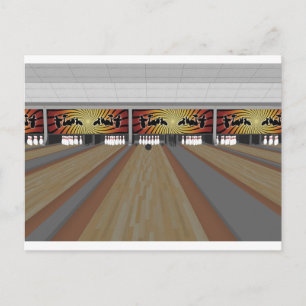 3D Model: Bowling Alley: Postcard