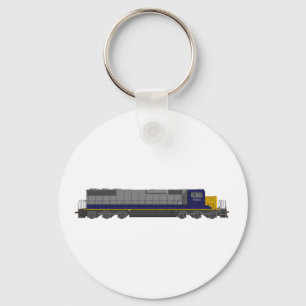 3D Model: Train Engine: Railroad: Keychain