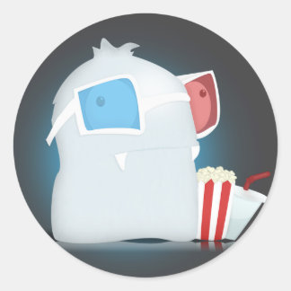 3D Monster Sticker