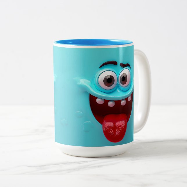  3D Mug Wrap, Silly, Laughable 3D Mug Wrap Graphic (Front Right)