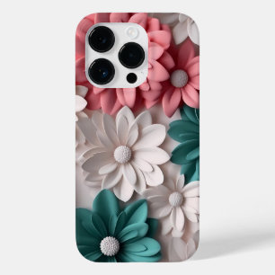 3D Multi-Coloured Daisies Case-Mate iPhone 14 Pro Case