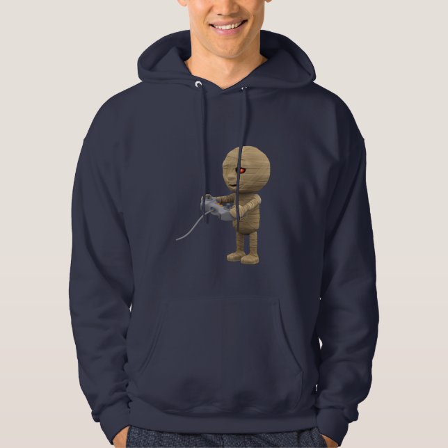3d mummy videogamer (Any Colour U Like!) Hoodie (Front)