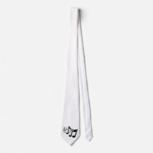 3D music notes Tie