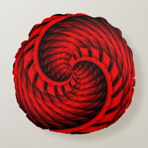 3D New Design On Unique Shape3d,3d background,3d g Round Pillow