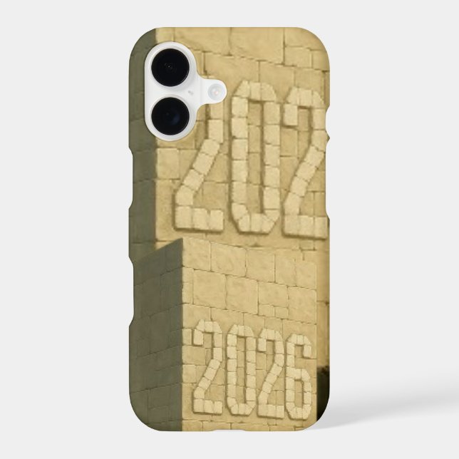  3D Number Design for New Year 2026 (Verso)