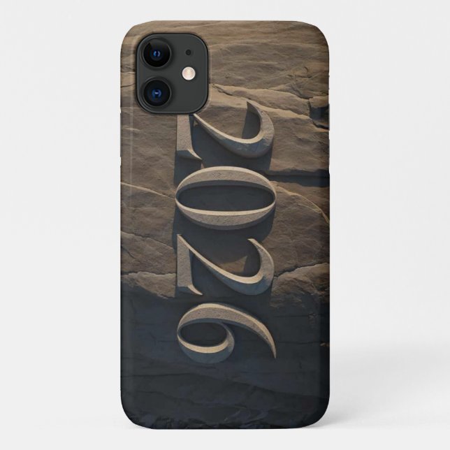 3D Number Design for New Year 2026 Case-Mate iPhone Case (Back)