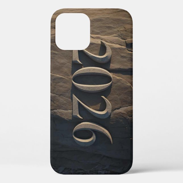 3D Number Design for New Year 2026 Case-Mate iPhone Case (Back)