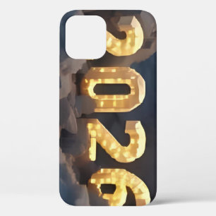  3D Number Design for New Year 2026 iPhone 12 Case