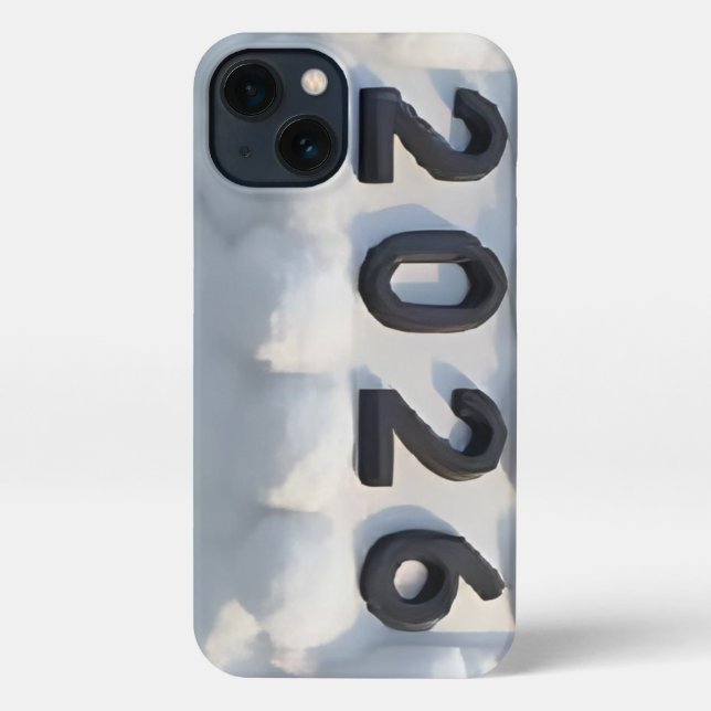  3D Number Design for New Year 2026 iPhone Case (Back)