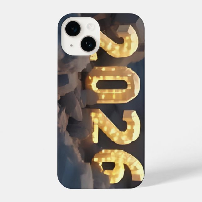  3D Number Design for New Year 2026 iPhone Case (Back)