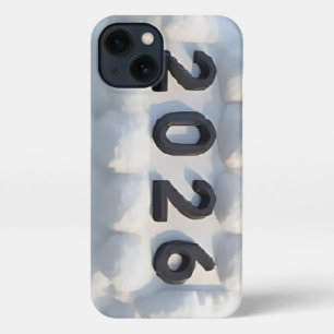  3D Number Design for New Year 2026 iPhone 13 Case