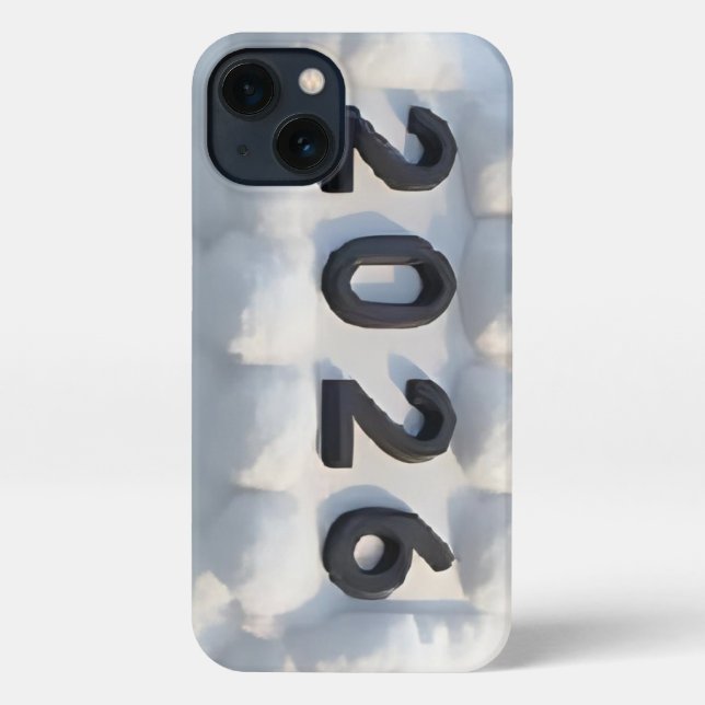  3D Number Design for New Year 2026 iPhone Case (Back)