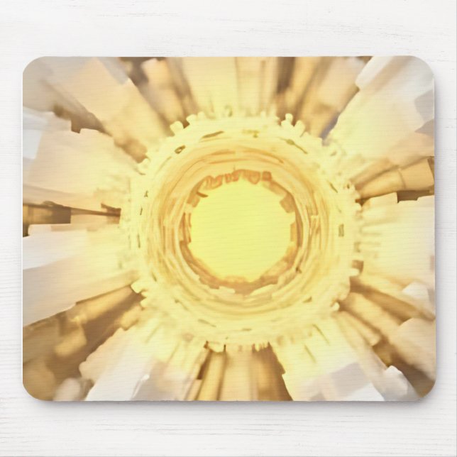 3D Number Design for New Year 2026 Mouse Pad (Front)