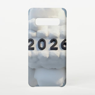  3D Number Design for New Year 2026 Samsung Galaxy Case
