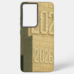 3D Number Design for New Year 2026 Samsung Galaxy Case